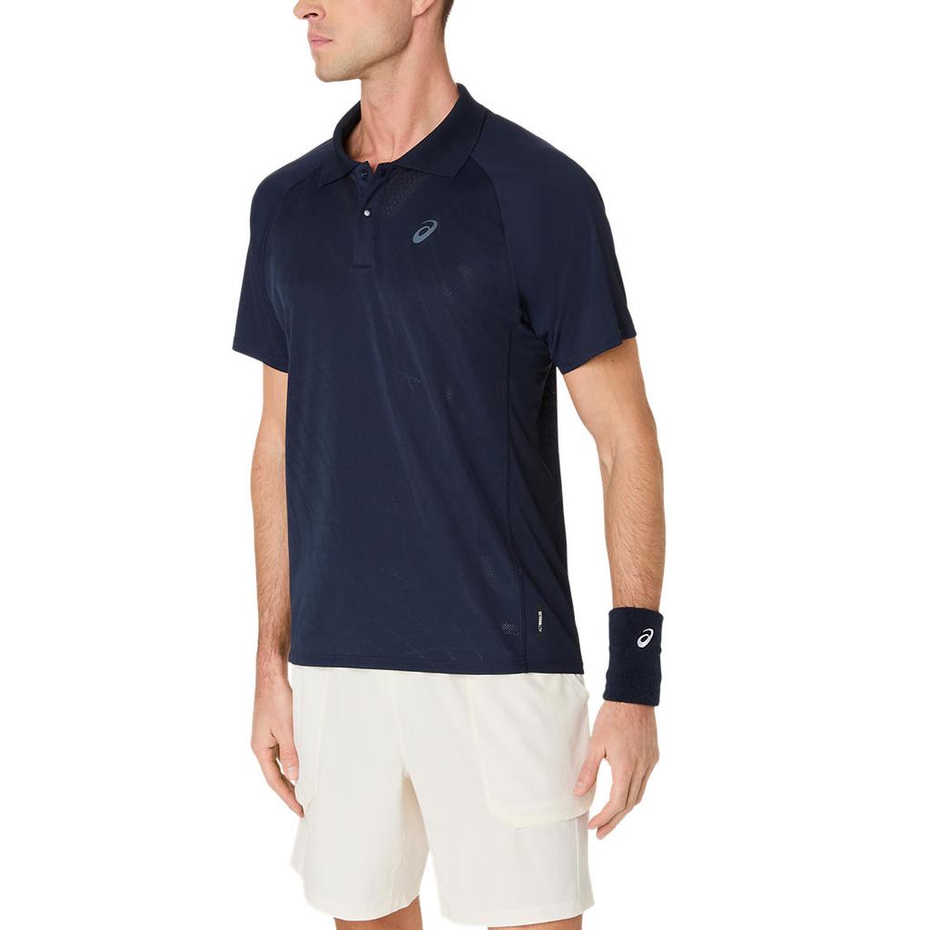 Asics Match Actibreeze Comfortable Versatile Trendy Fashion Short Sleeve Polo Shirt Men Tops 2041A365-400