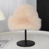 Women’s Winter Faux Mink Fur Fisherman Hat - Warm, Thick, Cold-Proof Mongolian Wool Hat