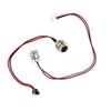 For Balancing Scooter Hoverboard 3 Pin/Prong 2 Wire Charging Port Replacement Practical Balance Car Parts