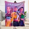 Huntrx Cyberpunk Fashion Blanket Comfortable Perfect for Sofa Seaside Bed for All Seasons Modern Style Unique Gift for Family and Friends Camping