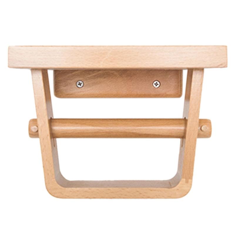 Toilet Paper Holder for Bathroom Home Toilet Toilet Wooden Tube Simple Toilet Paper Holder | Document Holder (Brown)