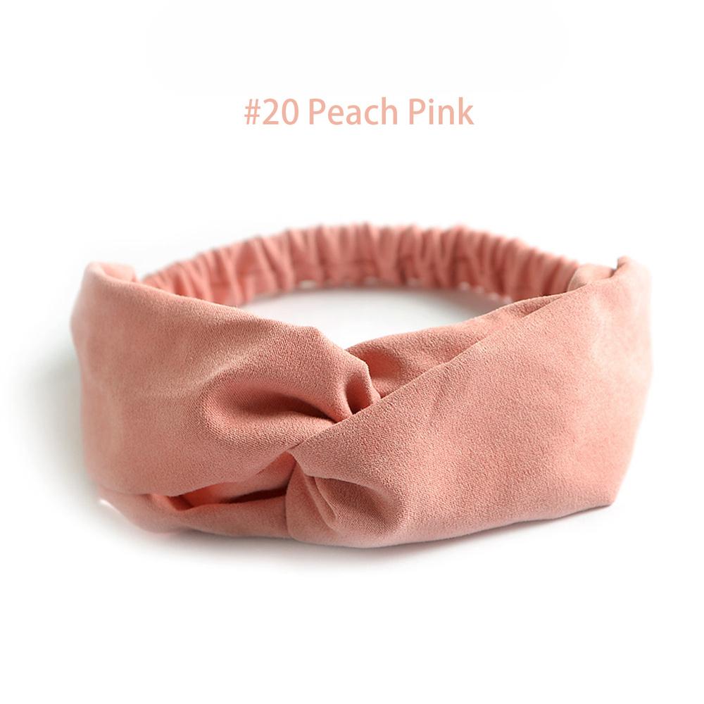 Fasce Elastiche Intrecciate per Donna Fasce per Capelli a Incrocio Copricapo Vintage in Scamosciato Fascia per Yoga Allenamento Accessori per Capelli Turban