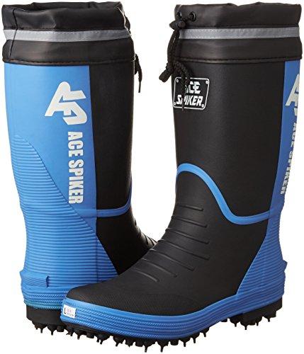 Kita ACE TOP KR-7200 Rain Boots, Spiked (38-pin), Black, Size S (24.0cm)