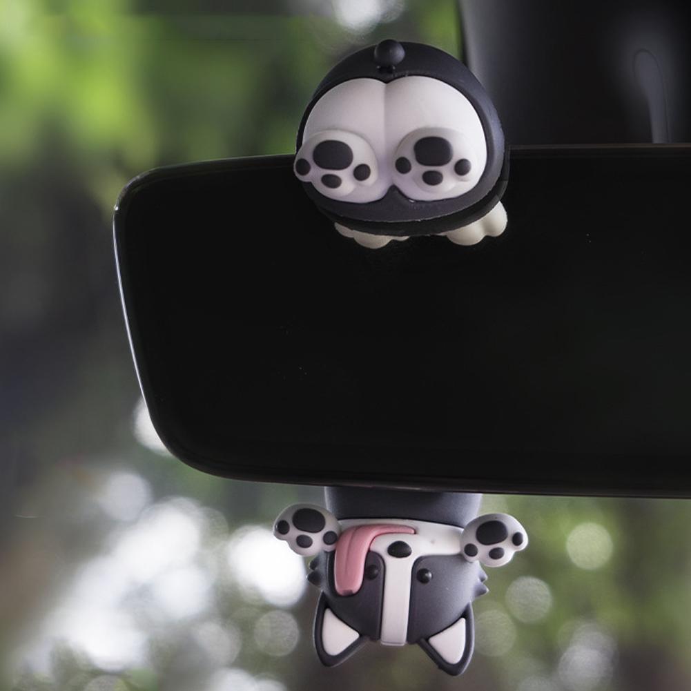 Car Air Freshener Rearview Mirror Shaking Head Puppy Aromatherapy Mini Cute Decoration Car Accessories Interior Perfume Gifts