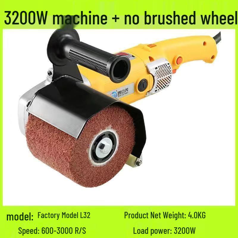 Hot Selling Stainless Steel Handheld Electric Polisher: Rust Remover & Mirror Surface Metal/Wood Wire Drawing Machine