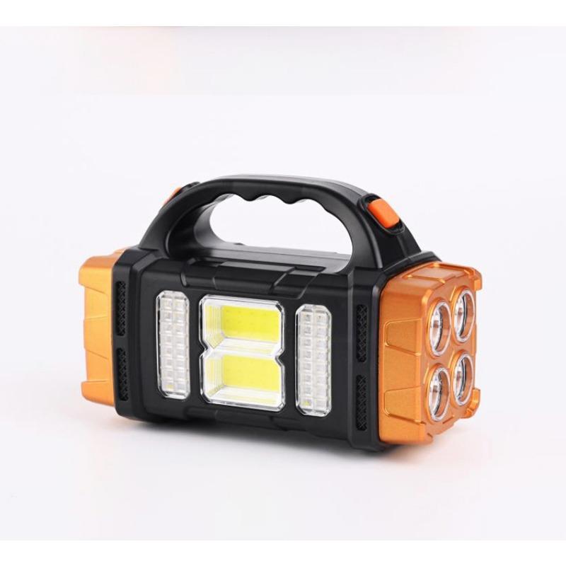 

Высокомощные светодиодные фонарики для кемпинга, рабочий фонарь, солнечная зарядка, 4 передачи, USB-аккумулятор, водонепроницаемый фонарь для улицы Small size - Gold,1PC