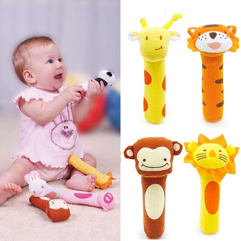 Handbell Rattle Baby Buy Baby Animal Hand Bell Rattle Soft Rattle Toy Newborn Rattle Mobiles ...