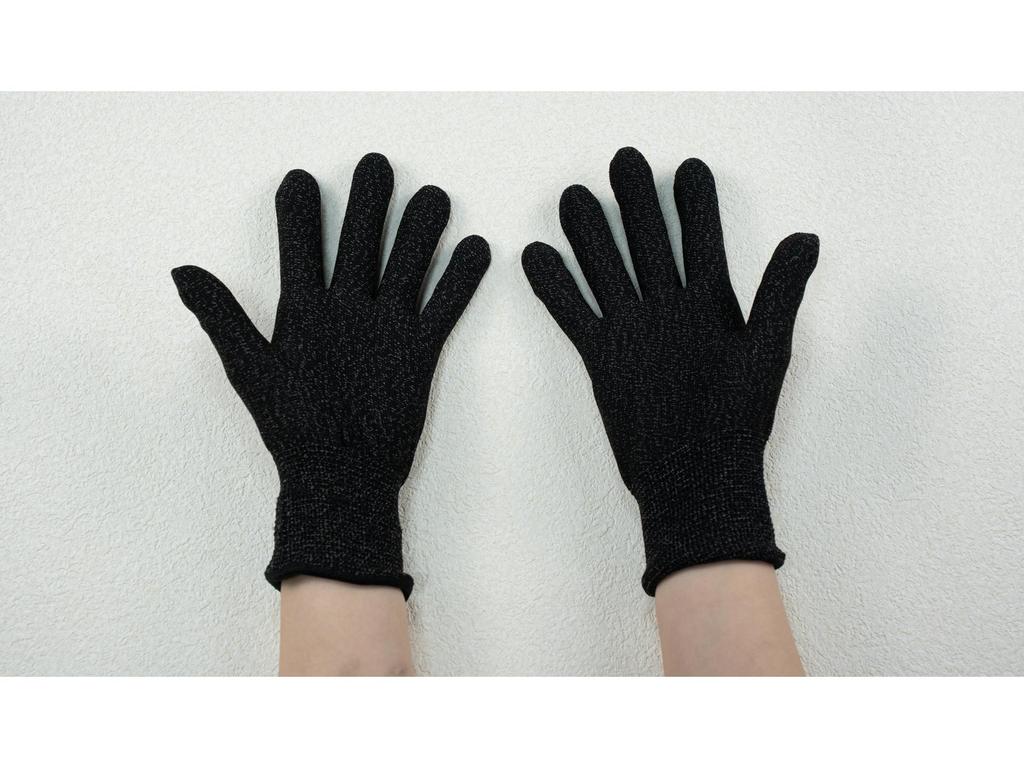 Silver Fiber Conductive Massage Gloves for Pain Relief