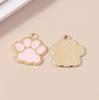 10 Pcs Print Keychain for DIY Jewelry Making and Accessories