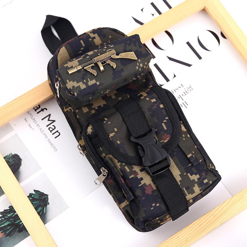 Mini camouflage pencil case stationery storage bag Military backpack pen case pencil bag pen bag