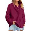 Women's Fashionable Long-sleeved Pullover And Solid-color Sweatshirt