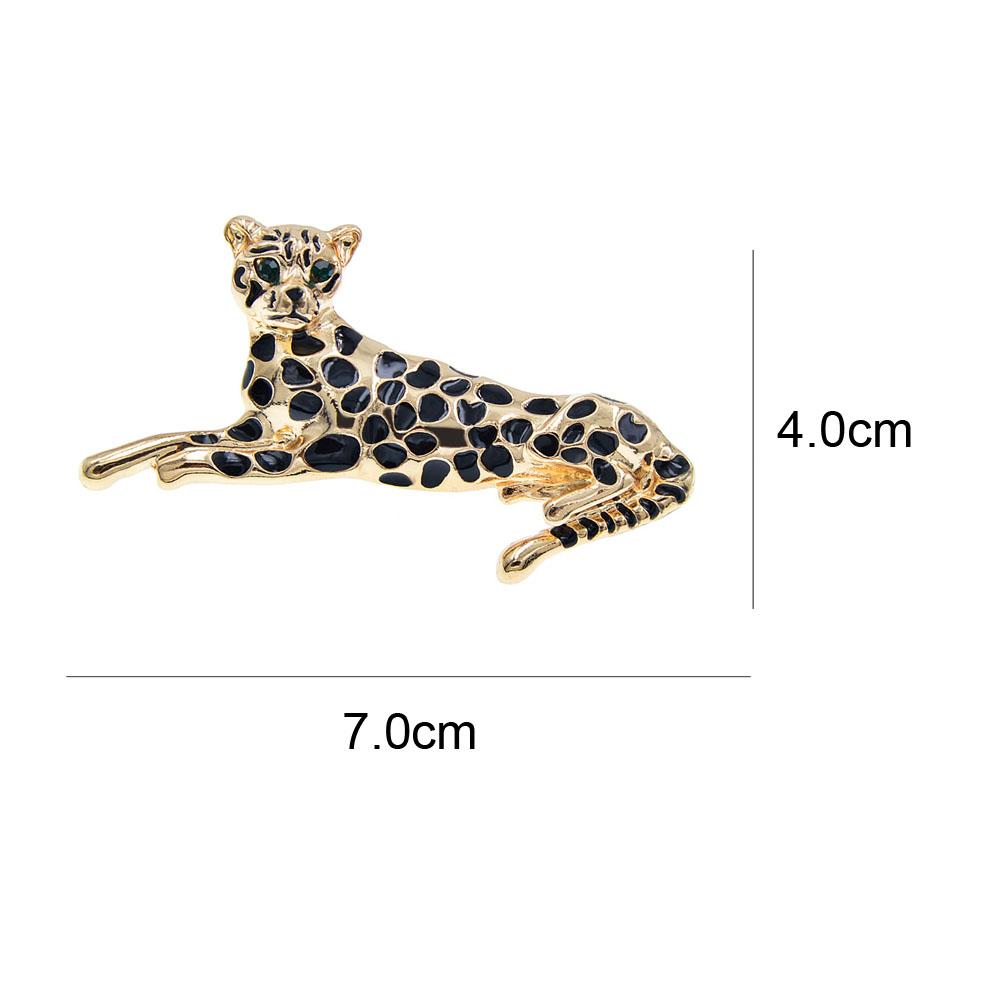 Neue Emaille Leopard Brosche Frauen und Männer Pin Unisex Schmuck Mode Winter Zubehör
