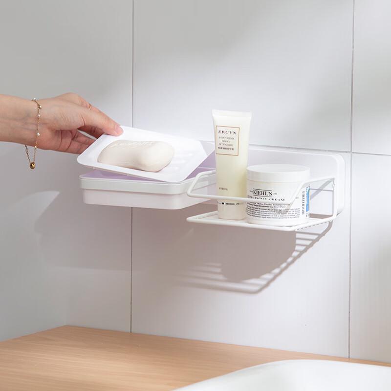 Best in AI Wall-Mounted Divided Drainage Soap Dish