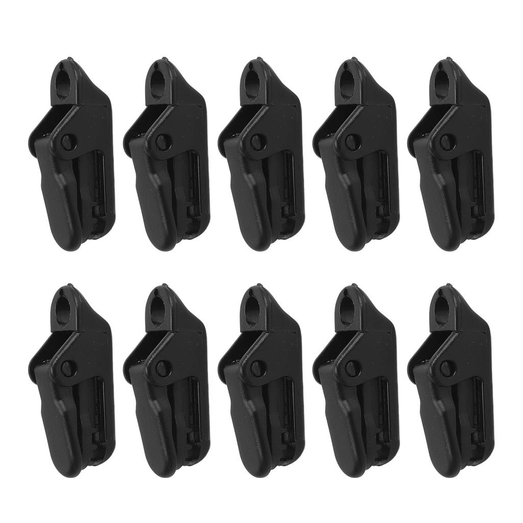 10pcs Tent Tarp Clip Plastic Crocodile Mouth Tent Awning Clamp for Outdoor Camping Canopy
