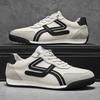 Fashion Fashion Leather Sneakers Men Casual Walking Trainers Breathable Comfortable Sports Shoes Lace-up Male Treking Footwear Trainers