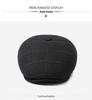 Stylish Duckbill Cap for Middle-Aged and Elderly Men - Warm, Velvet-Lined, Casual Hat for Autumn and Winter Outdoors.