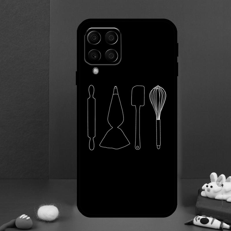 Baking Cook Chef For Samsung Galaxy M31 M51 M33 M13 M23 M53 M15 M55 M14 M34 M54 M20 M30s M32 M52 Phone Case