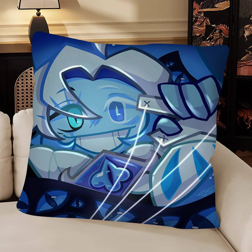 Shadow Milk Cookie Anime Pillow Case Fashion Square Pillowcase Bedroom Sofa Room Ins Decoration Leisure