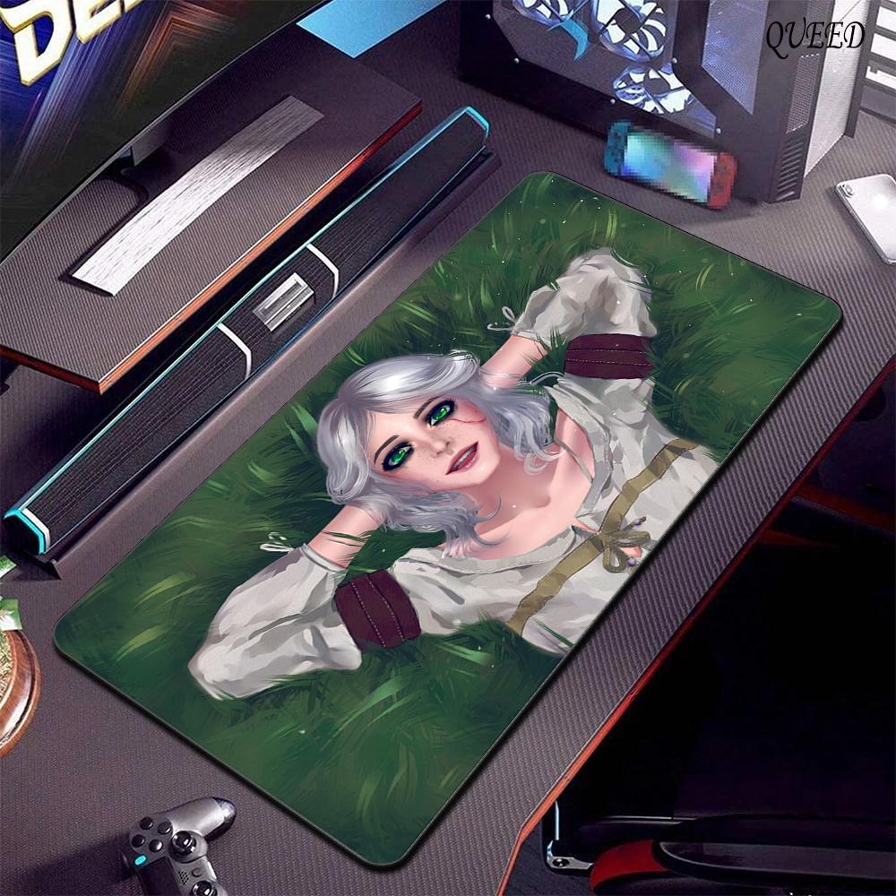 T-The W-Witchers 3 W-Wild H-Hunt Mousepad Mousepad da Gioco Tappetino XXL per Tastiera Accessori Ufficio Gomma Antiscivolo Tappetino Grande per Scrivania