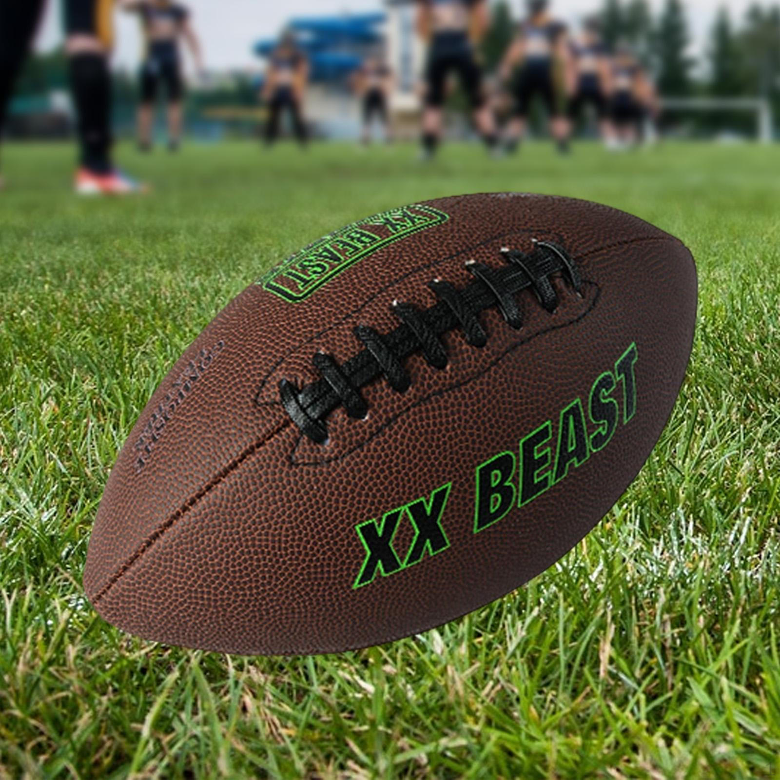 

Rugby Ball American Football Portable Water Resistant Wear Nonslip for Christmas Halloween Size 6