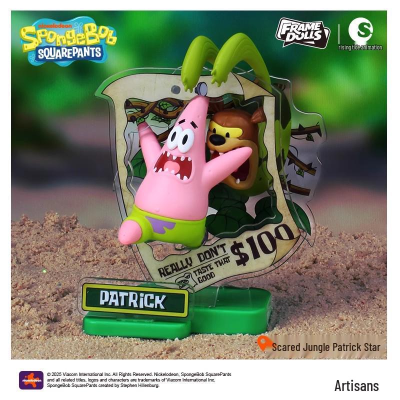 SpongeBob SquarePants Adventure Figures: Patrick, Squidward, Mr. Krabs Blind Box Ornaments