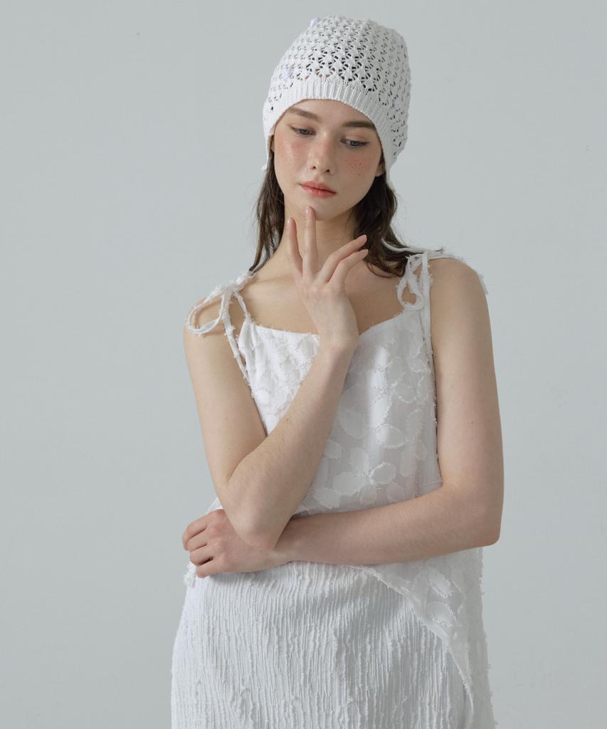 Apeijeu Butterfly Blossom Flow Layered Dress(White)