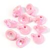 10pcs Christmas Hat Acrylic Beads Plated Color Loose Bead For DIY Jewelry Making Bracelet Necklace Keychain Christmas Decoration