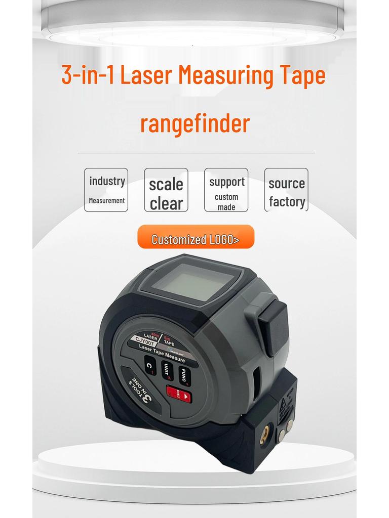 Multi-Functional Precision Infrared Laser Rangefinder & Crosshair Electronic Measuring Tool