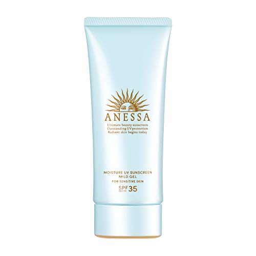 ANESSA Moisture UV Mild Gel N SPF 35-49 Sunscreen Fragrance-Free