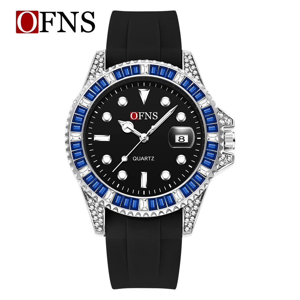 Fashion Luxury Mens Quartz Watch Calendar Display Luminous Pointer Stainless Steel Waterproof High Quality Mens Watch