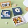 10 Stück Mondkuchen-Verpackungsbox Hersteller Großhandel Mittherbstfest Geschenkverpackt Eigelb Knusprig 80g 4 Stück Packung
