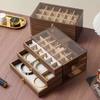 Acrylic Jewelry Display Box Transparent Rings Showcase Case Ring Holder Eardrop Storage Boxes Household Earrings Organizer Cases