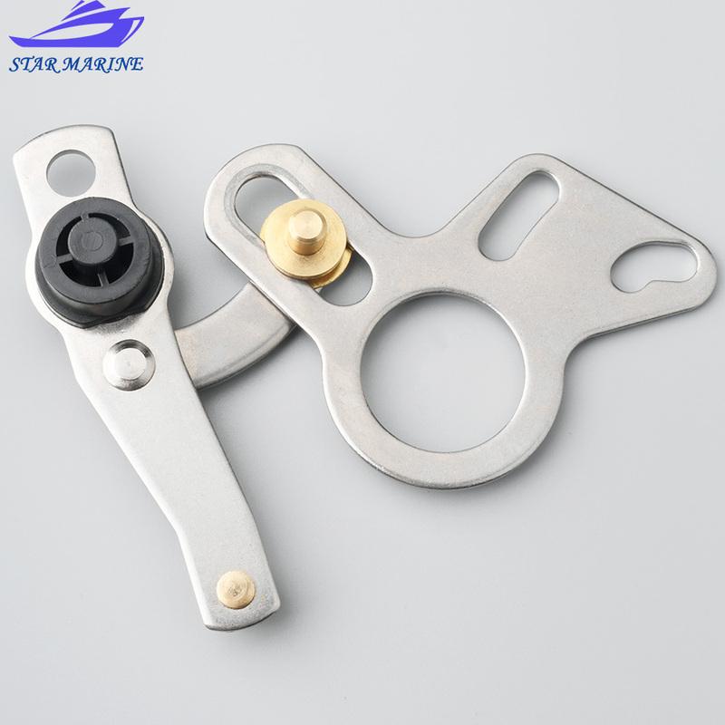 703-48261-01 Boat Motor Throttle Arm (Push To Open) for Yamaha 703 Outboard Control Box