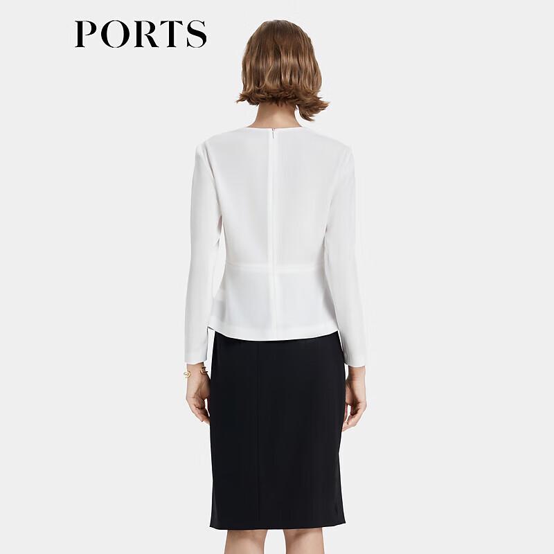 Ports Women's Pleated Waist Design Blouse