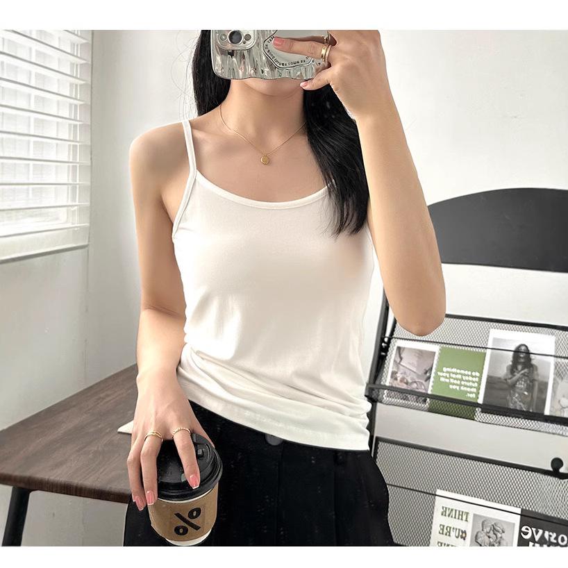 2025 Women's Versatile Slim-Fit Camisole Vest - European & American Summer Style