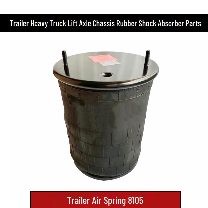 BPW Axle CIMC Trailer Heavy Truck Lift Axle Rubber Air Suspension Shock Absorber