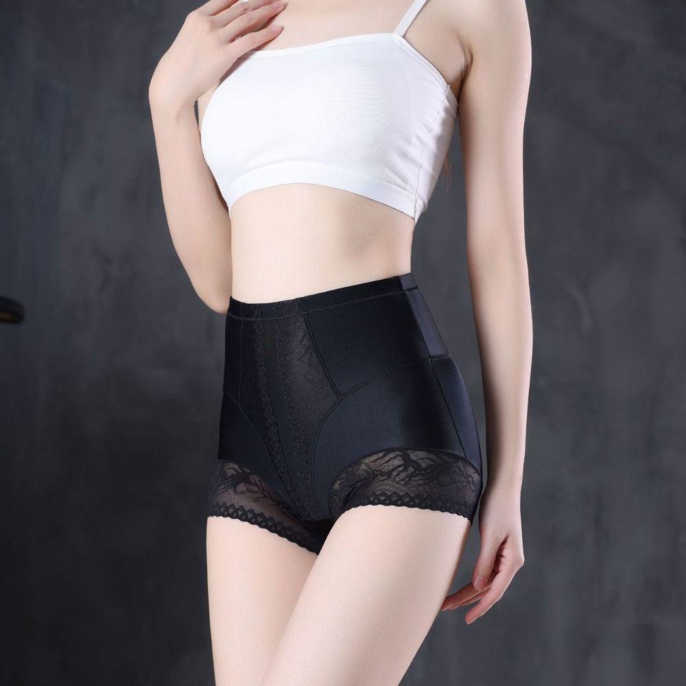 Seamless Waist Trainer Women Slimming Underwear Flat Belly Cotton Crotch High Waist Shapewear High Waist Tummy Shapers Female