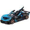 1/32 Bugatti Bolide Supercar Liga Fundida Modelo de Carro de Brinquedo Som e Luz Brinquedo Infantil Colecionáveis Presente de Aniversário