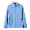 Spring and Autumn Fleece Jacket Women's Fleece Top Fleece Thickened Stand-Up Neck Cardigan Mom's New Warm Sweater