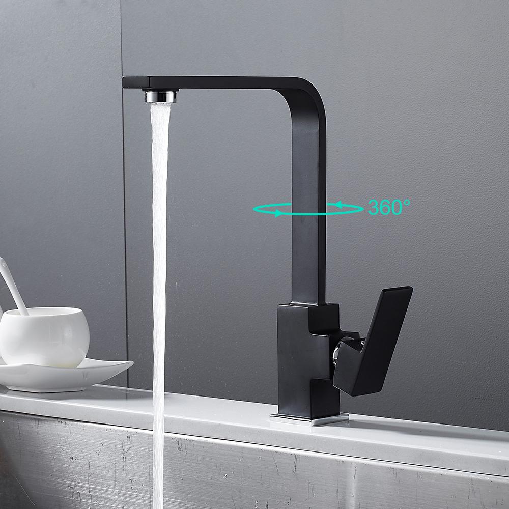 Bathroom Basin Sink Faucet Single Lever Metal Water Sink Faucet Durable and Sturdy Modern Saving Sink Taps for Bathroom Kitchen