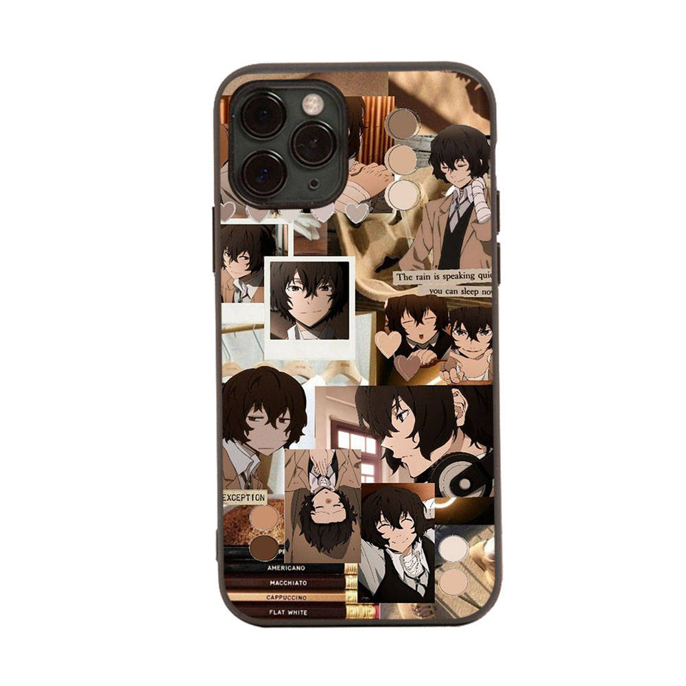 

Чехол для Xiaomi Poco X6 X4 M5 M6 F5 F6 C65 C55 C50 C51 C40 Redmi Note 7 8 14C A3X 13C 12C 11 10A 9C Pro Black Sofe Cover WI86 Dazai Osamu Xiaomi Mi 10T Pro индиго