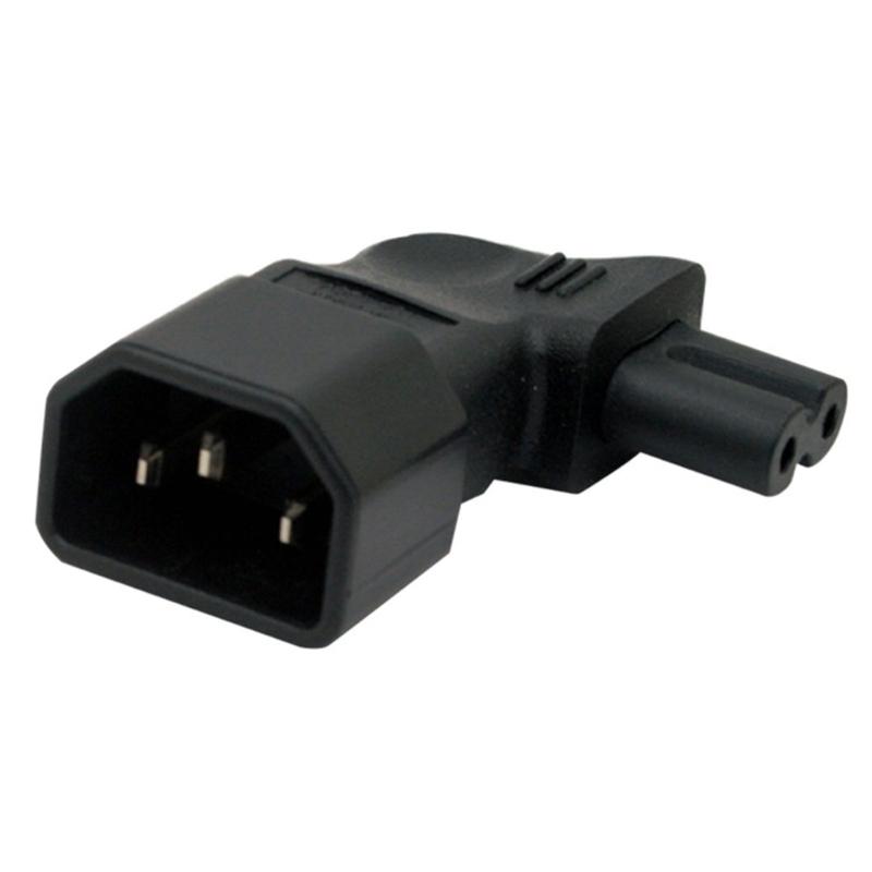 C14 To IEC320 C13/C5/C7 AC-Power Adapter 3 Terminals Socket Adapter Male To Female Wire-free Power Connector Adaptor