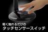 GENTOS LED Desk 520 Lumilion Light, Eye-Friendly, Lumens, Black, DK-R255BK