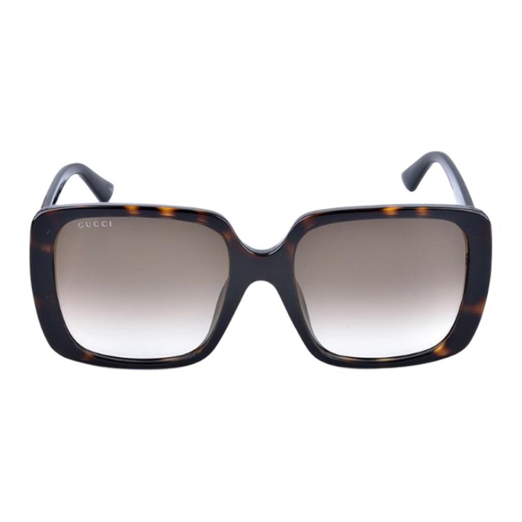 Gucci Square Havana Sunglasses Women sunglasses GG0632SA-002