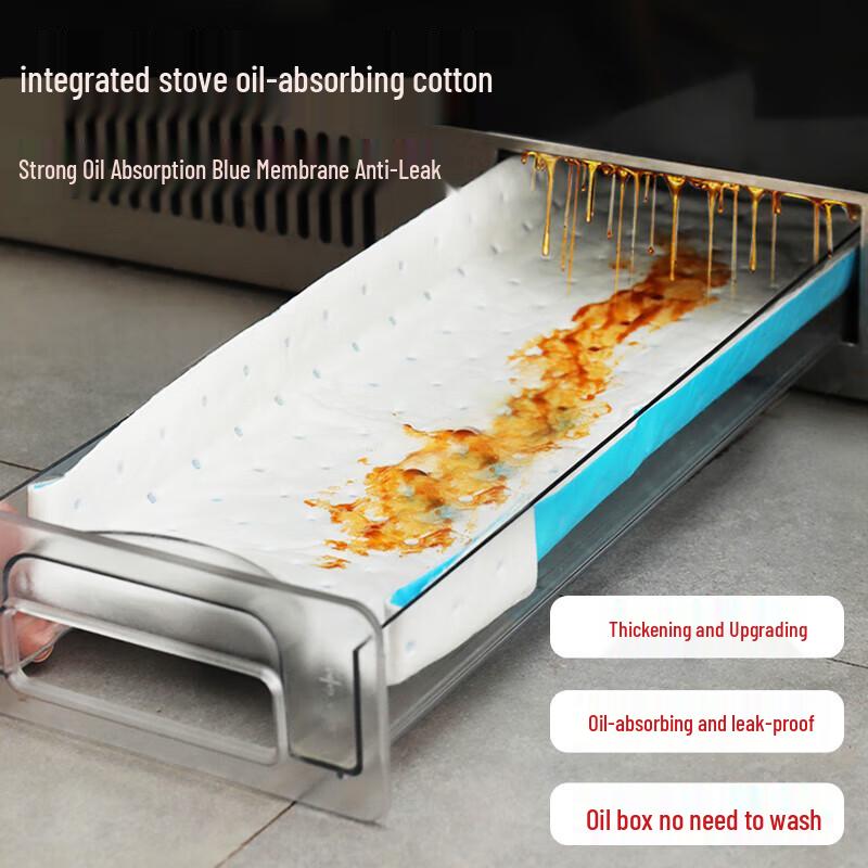 Универсальная бумага-фильтр для кухонной вытяжки (8 шт., 48x20 см)