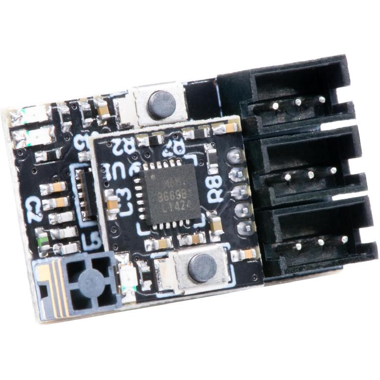 DasMikro Nano V5 2.4Ghz 4CH Tower Antenna Gyro Receiver Compatible with (FUTAxx F-4x)