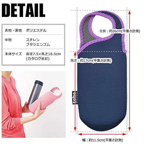 Tone Indeco Check Black Bottle Cover, 500ml, TC-09