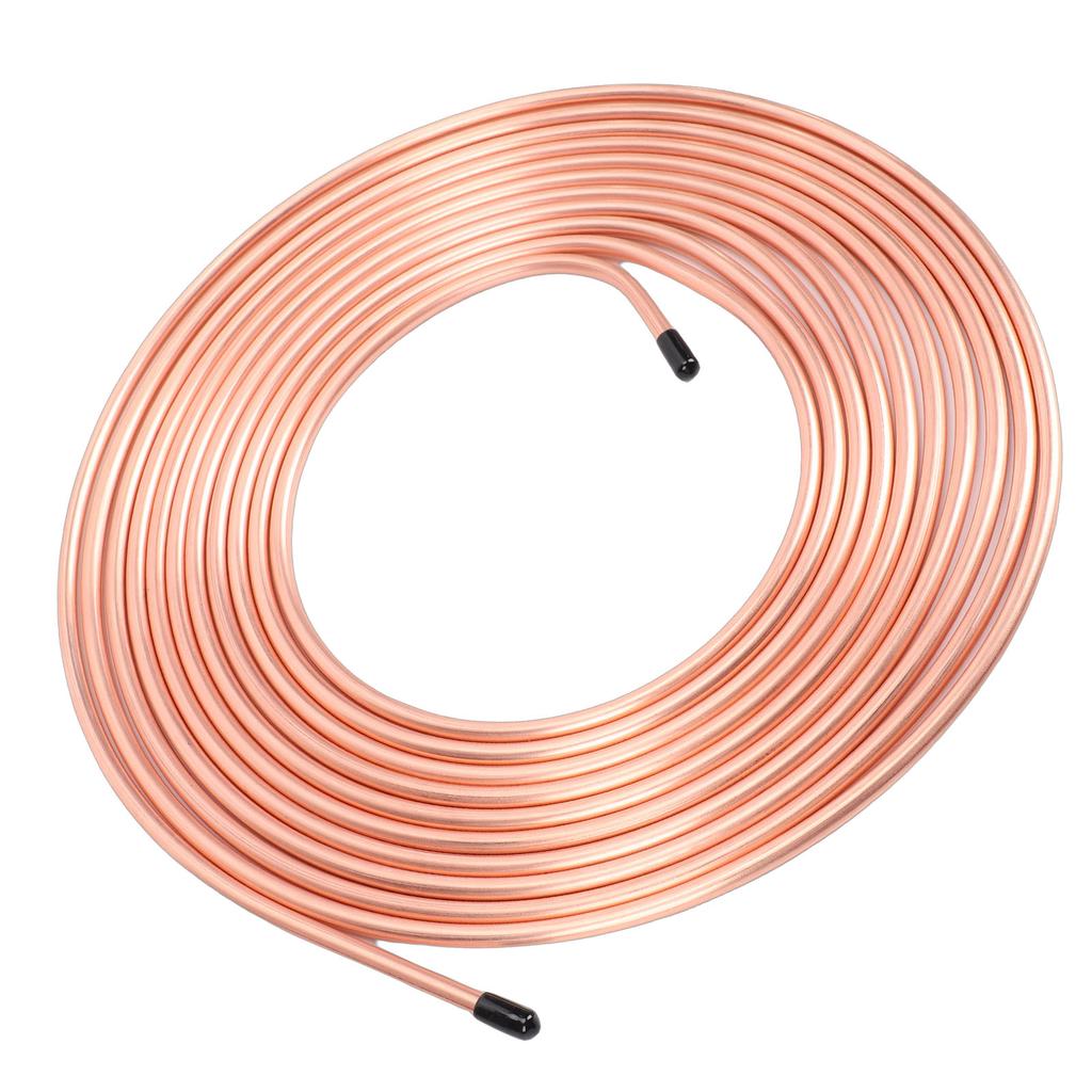 1 4in 25FT Brake Line Tubing Galvanized Replacement Brake Line Roll for Automotive Truck Brake System