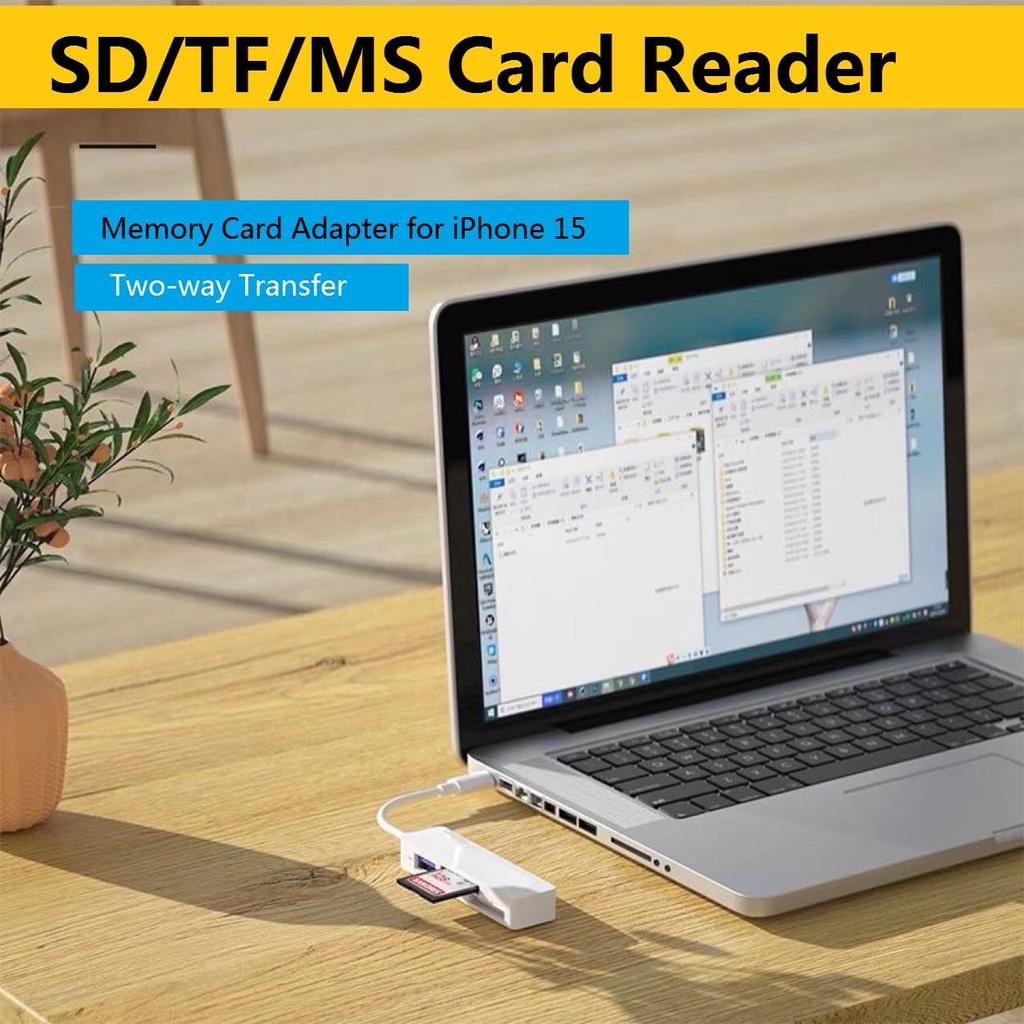 3 in 1 Kartenleser Typ-C/USB/Lightning zu XD SD TF Kartenadapter für Xiaomi Huawei USB C Handy Laptop Konverter