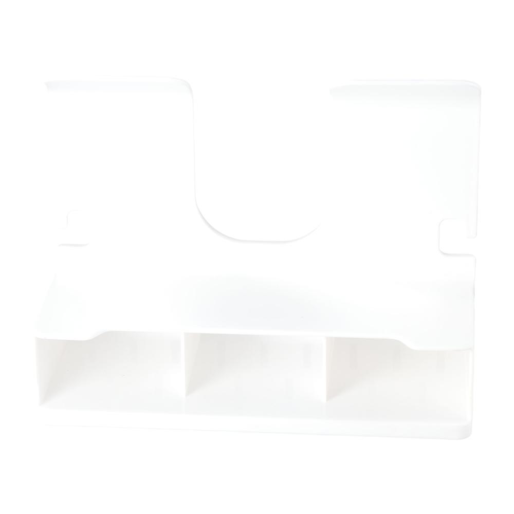 

Organizer Bathroom Accessories Space Saving Hook Storage Bracket Storage Shelves Hair Dryer Holder black-B